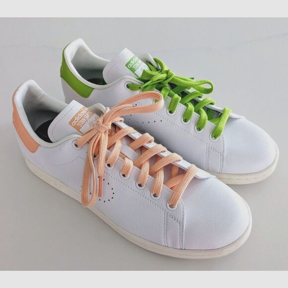 Men's Adidas Stan Smith Disney Miss Piggy and Kermit Sneakers US Sz 9 Art GZ5996 - Picture 1 of 12